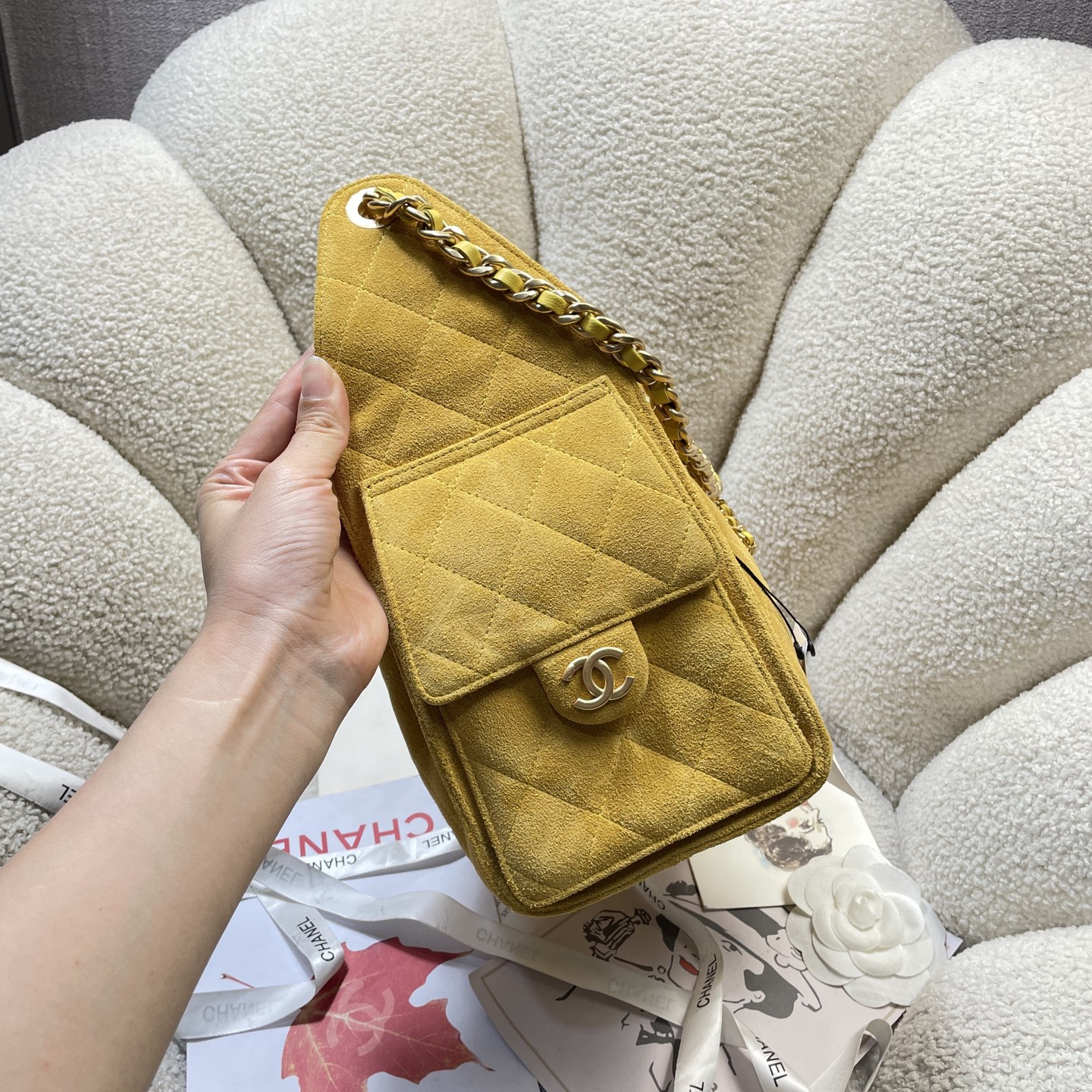 Chanel Style Leather Tote Bag Lookbook Reference image 2
