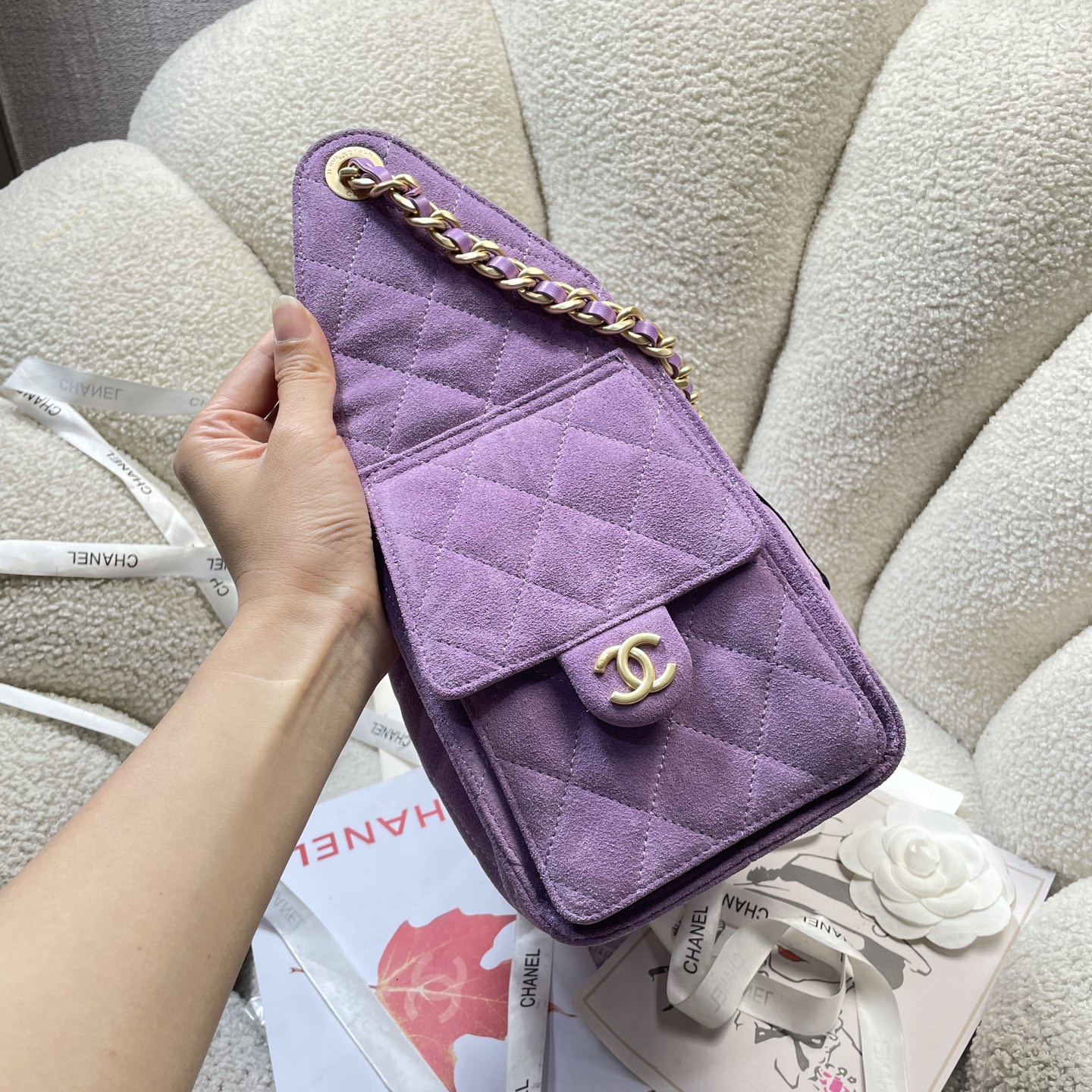 Chanel Style Leather Tote Bag Lookbook Reference image 2