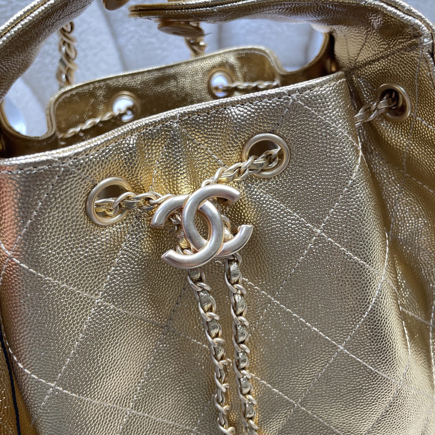 Chanel Style Leather Tote Bag style reference detail image 6 from source 785910