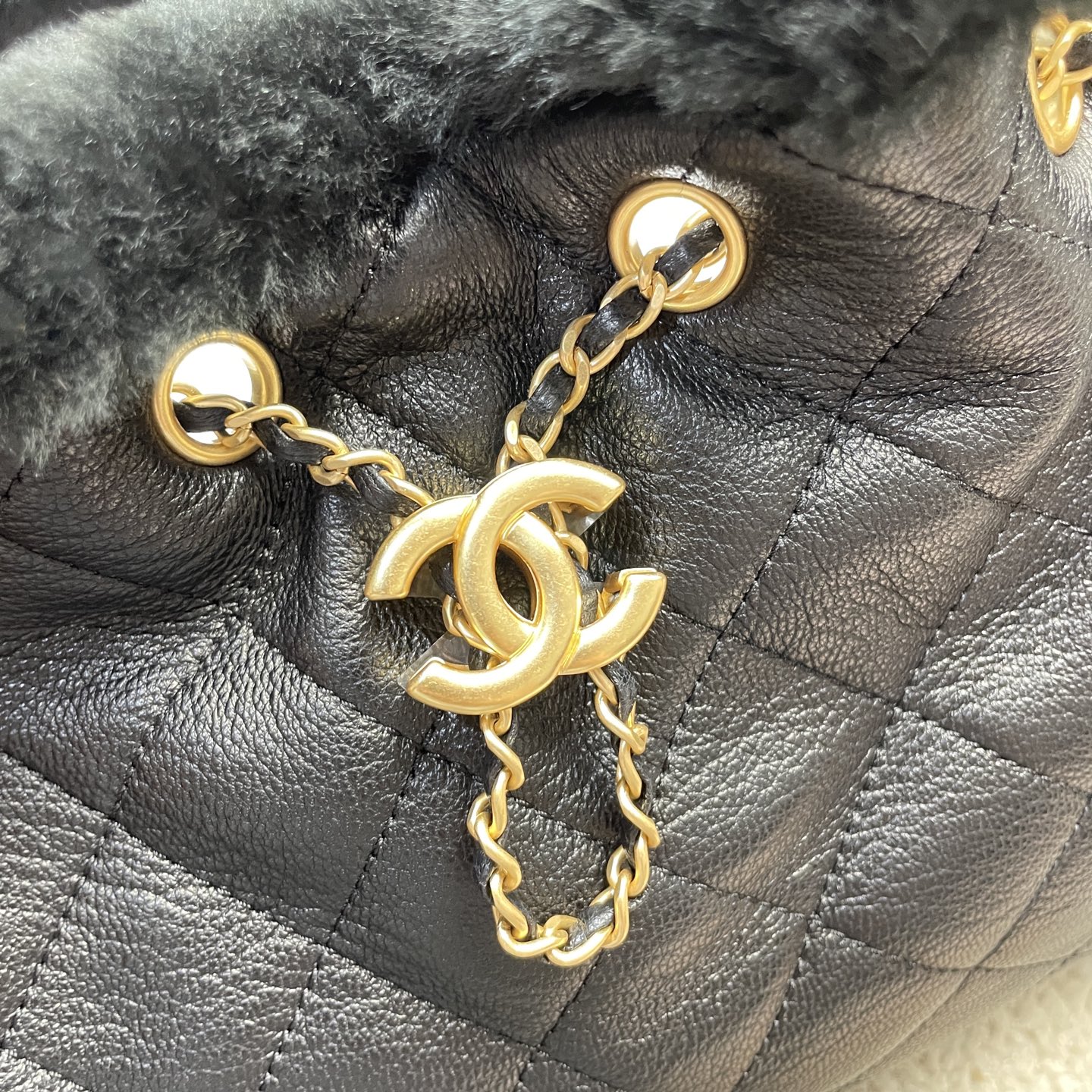 Chanel Style Leather Tote Bag style reference detail image 6 from source 785895