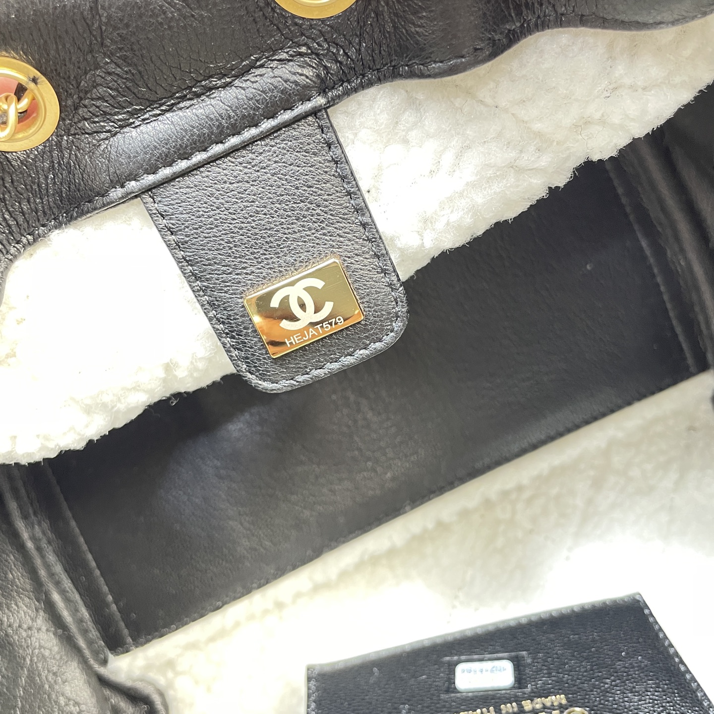 Chanel Style Leather Tote Bag style reference detail image 9 from source 785899