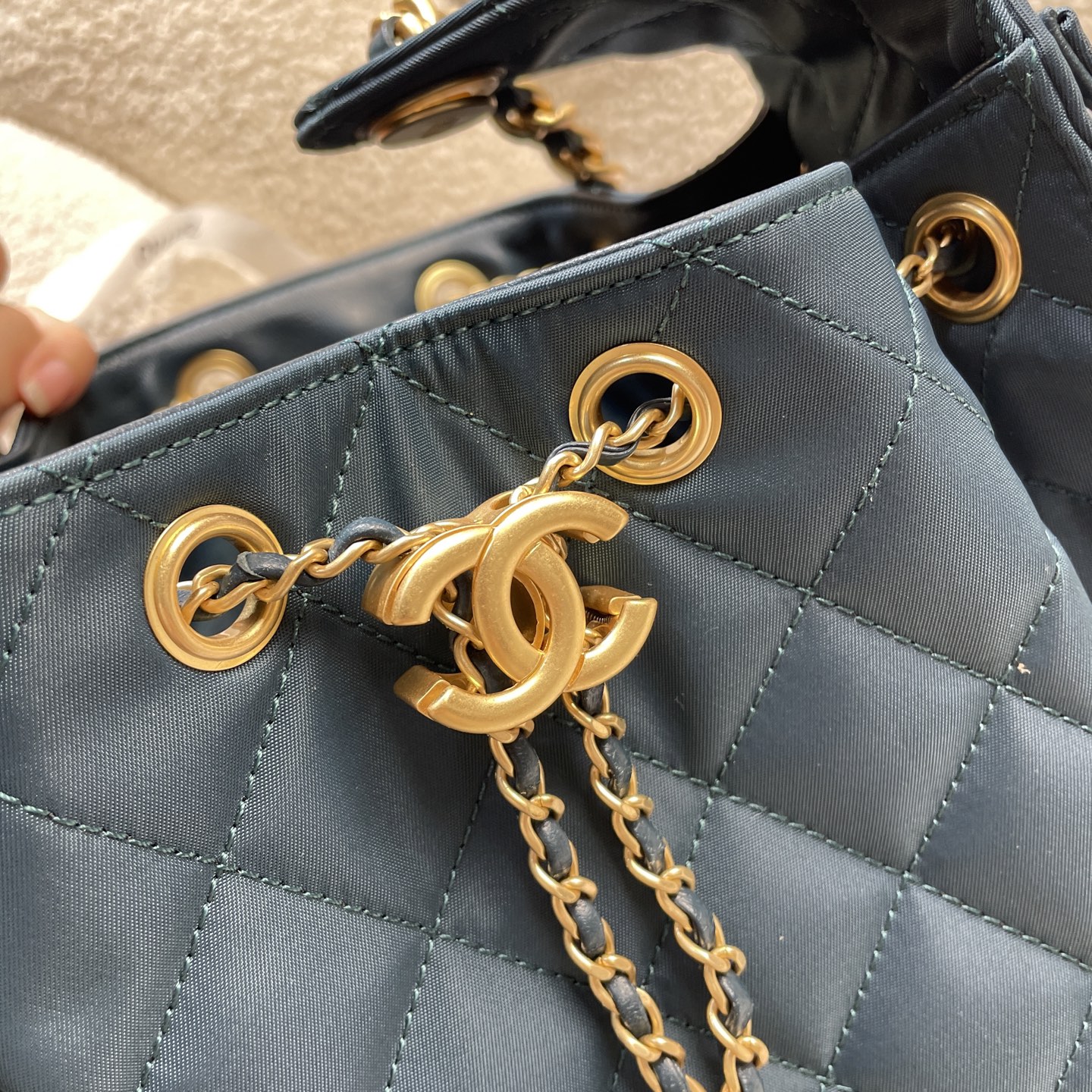 Chanel Style Leather Tote Bag style reference detail image 6 from source 785894