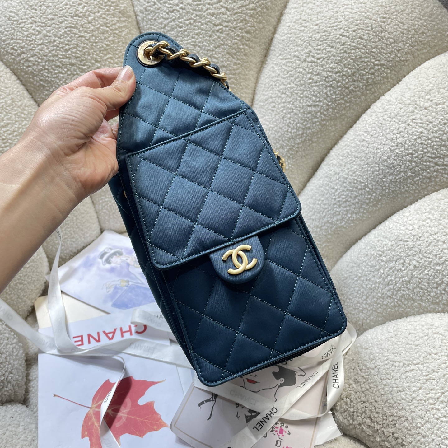 Chanel Style Leather Tote Bag Lookbook Reference image 2