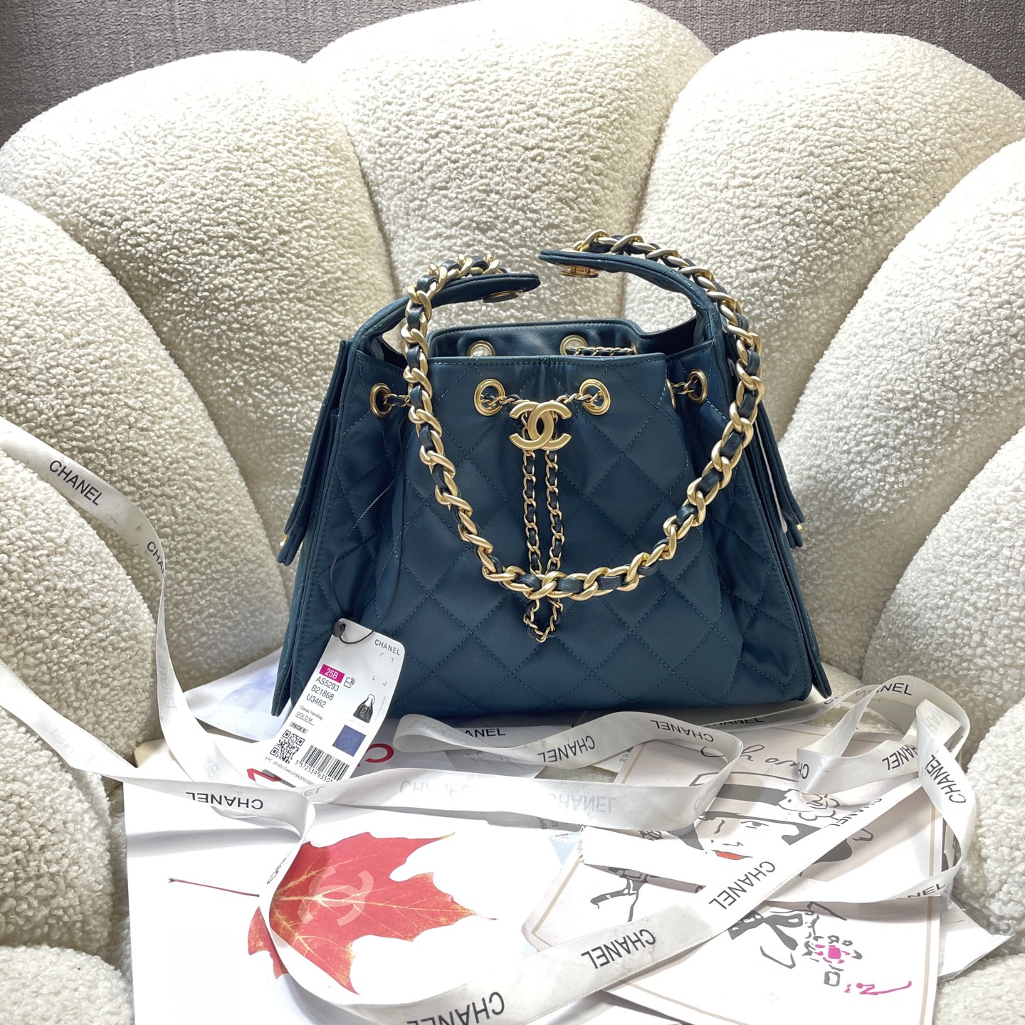 Chanel Style Leather Tote Bag Lookbook Reference image 1