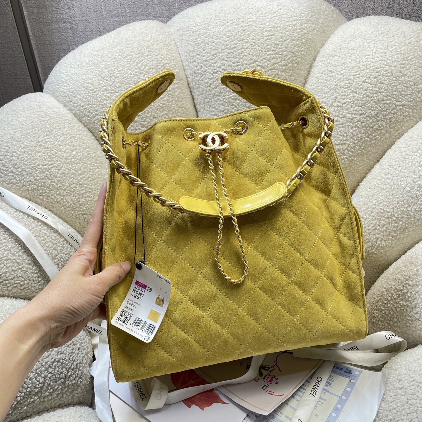 Chanel Style Leather Tote Bag Lookbook Reference image 2