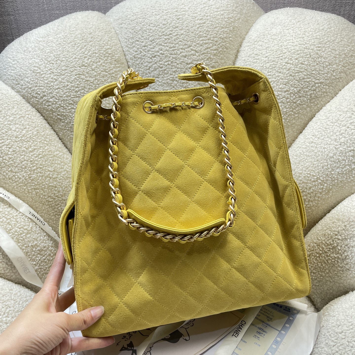 Chanel Style Leather Tote Bag style reference detail image 5 from source 785905
