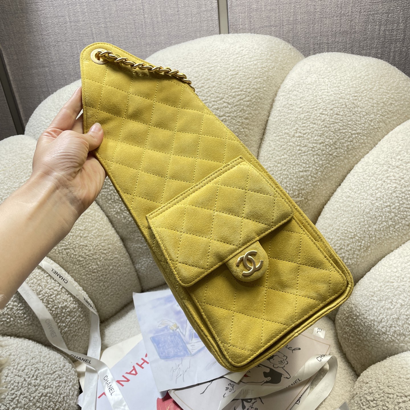 Chanel Style Leather Tote Bag style reference detail image 3 from source 785905