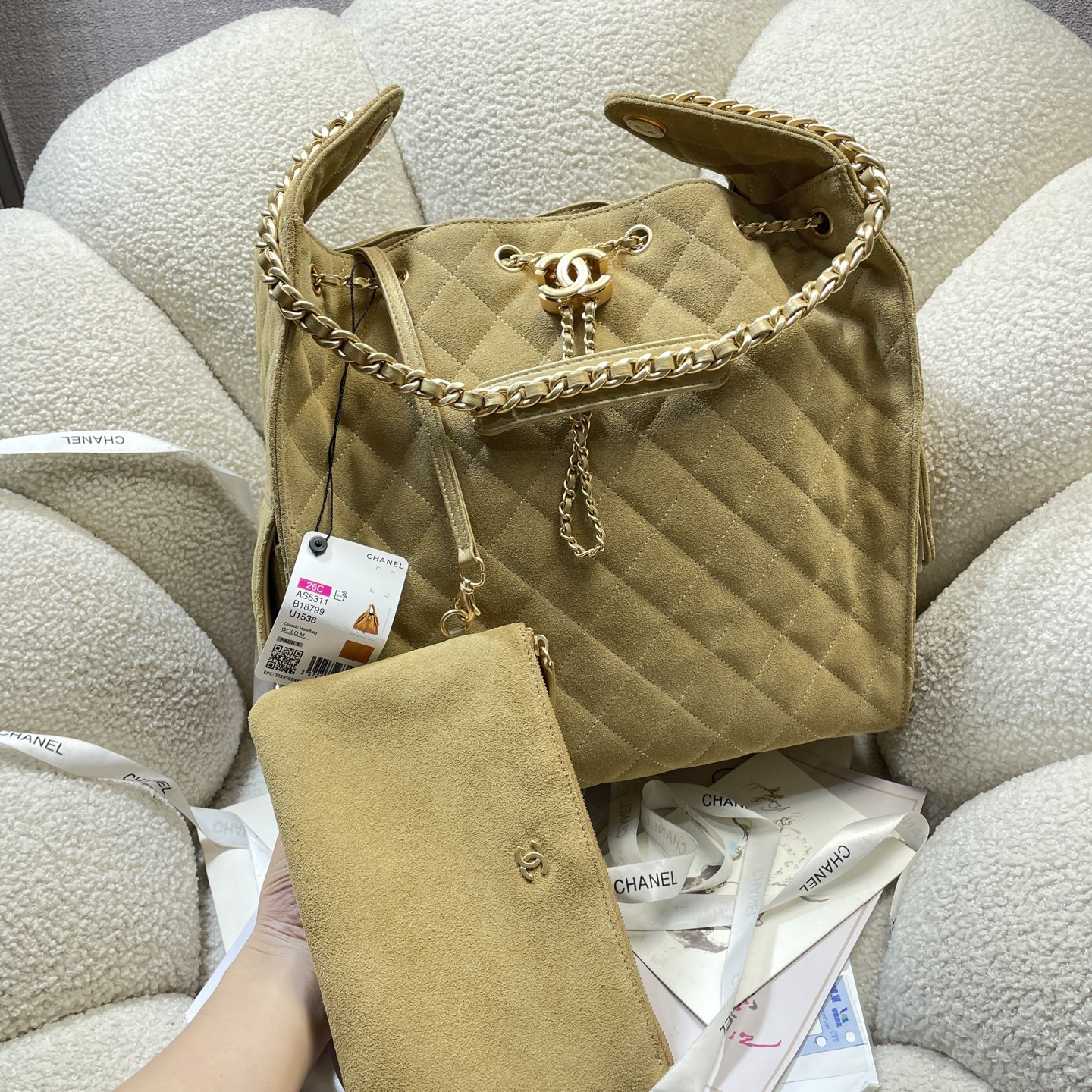 Chanel Style Leather Tote Bag Lookbook Reference image 2