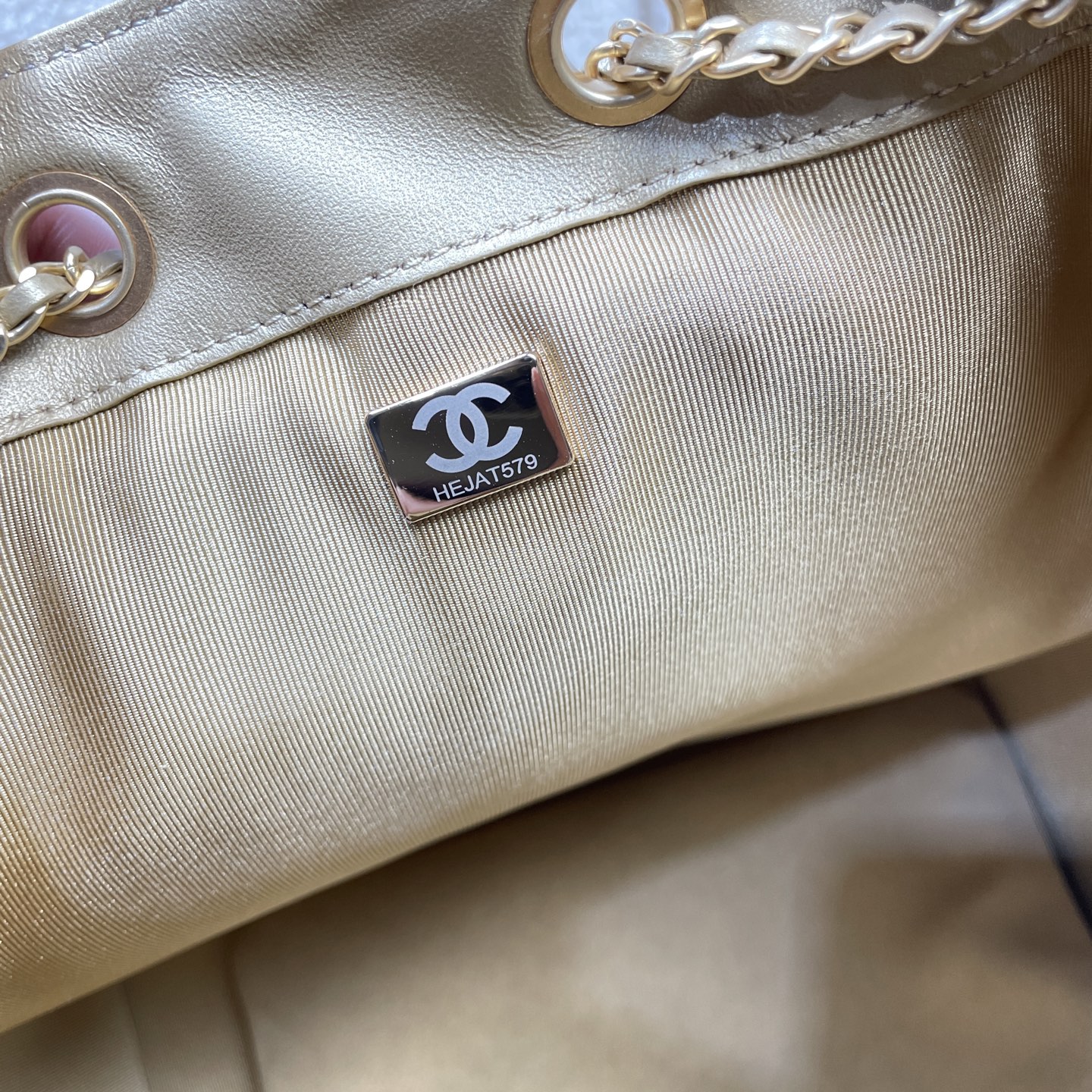 Chanel Style Leather Tote Bag style reference detail image 9 from source 785902