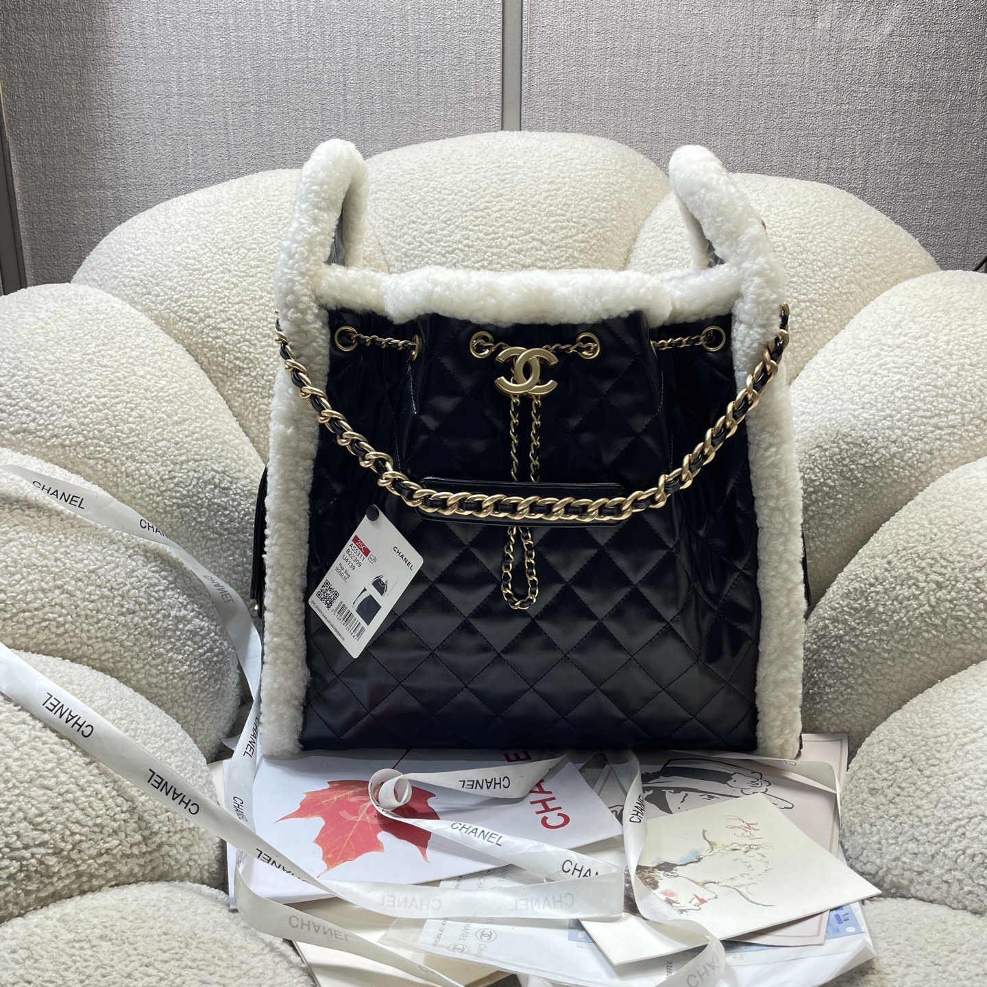 Chanel Style Leather Tote Bag Lookbook Reference image 1