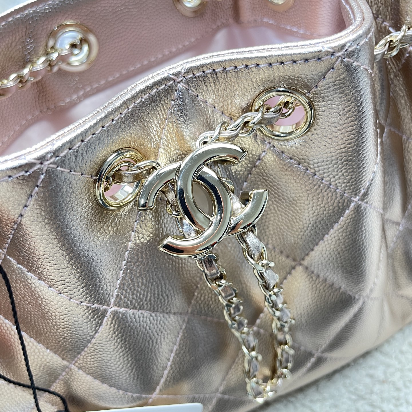 Chanel Style Black Leather Bag Bags Bag detail image 6 from source 765839