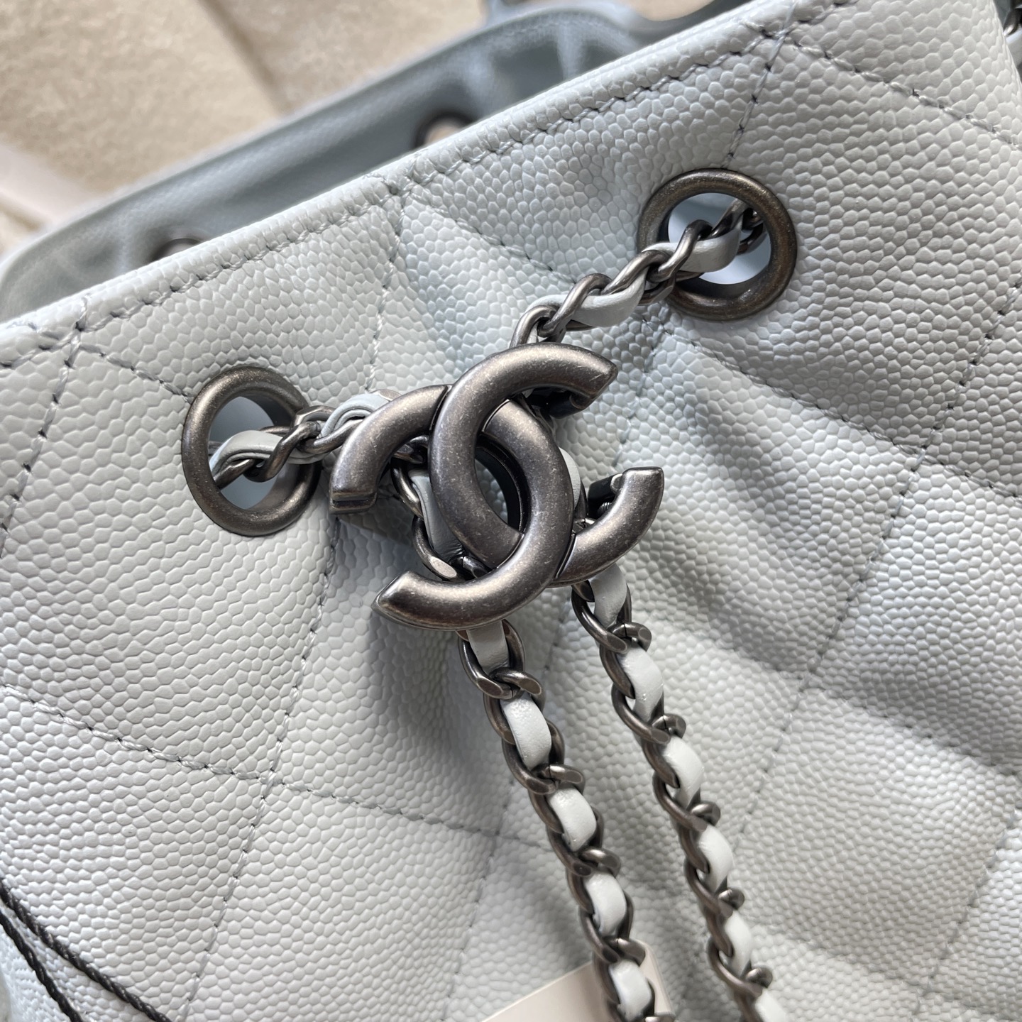 Chanel Style Leather Tote Bag Bags Tote Bag detail image 6 from source 765840