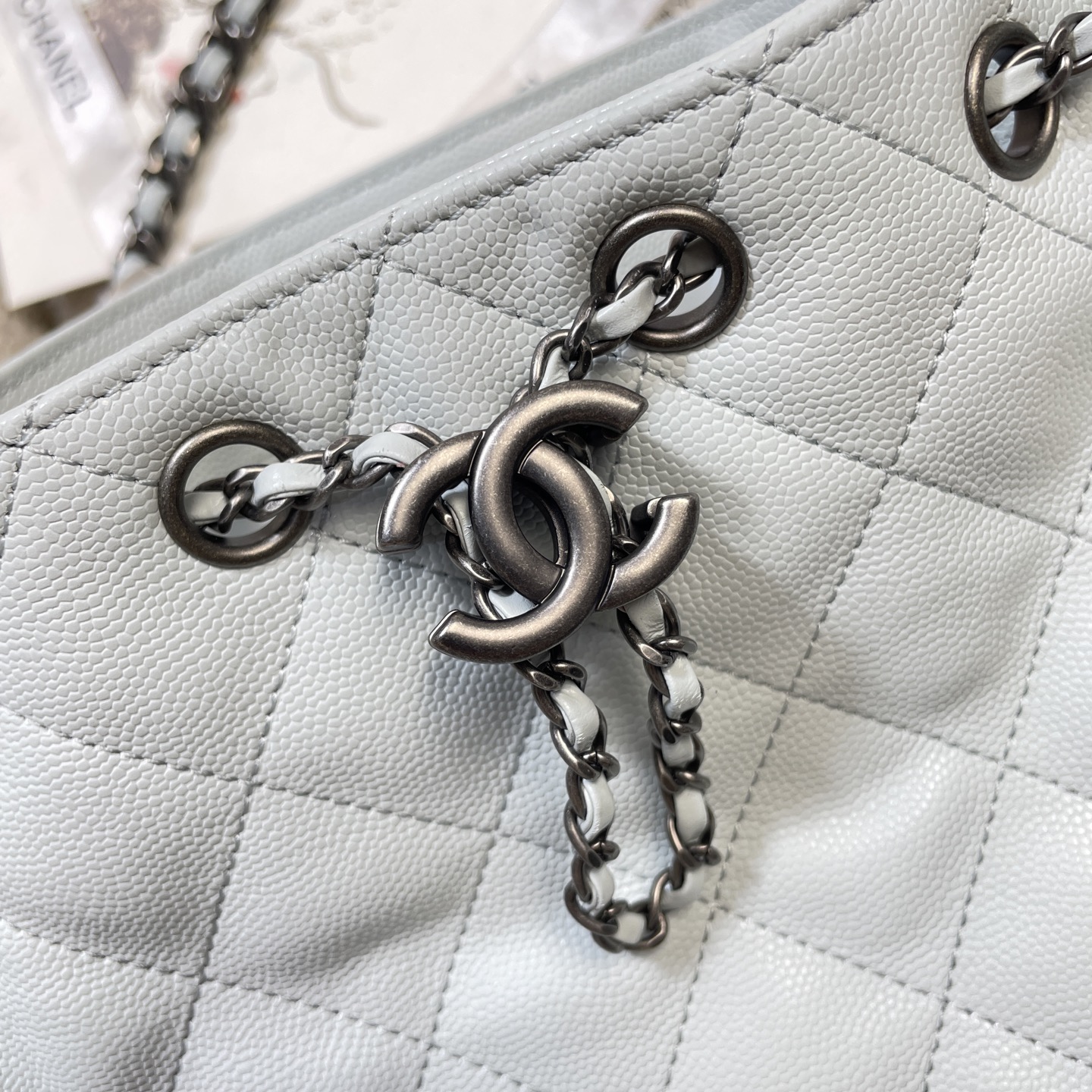 Chanel Style Black Leather Bag Bags Bag detail image 8 from source 765841