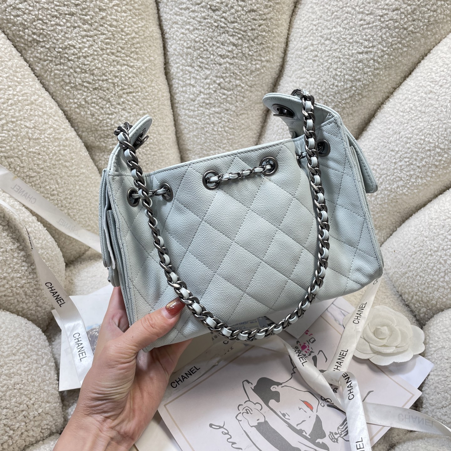 Chanel Style Black Leather Bag Bags Bag detail image 5 from source 765841