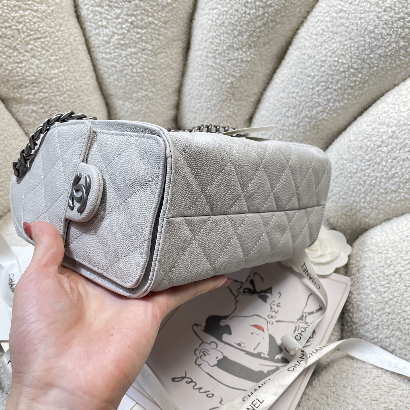 Chanel Style Black Leather Bag Bags Bag detail image 4 from source 765842