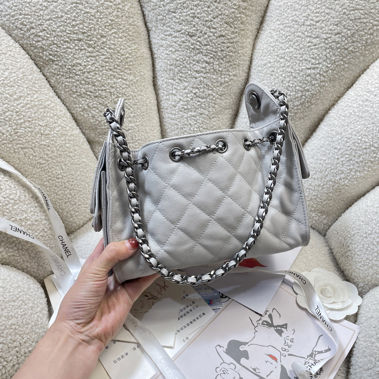 Chanel Style Black Leather Bag Bags Bag detail image 5 from source 765842