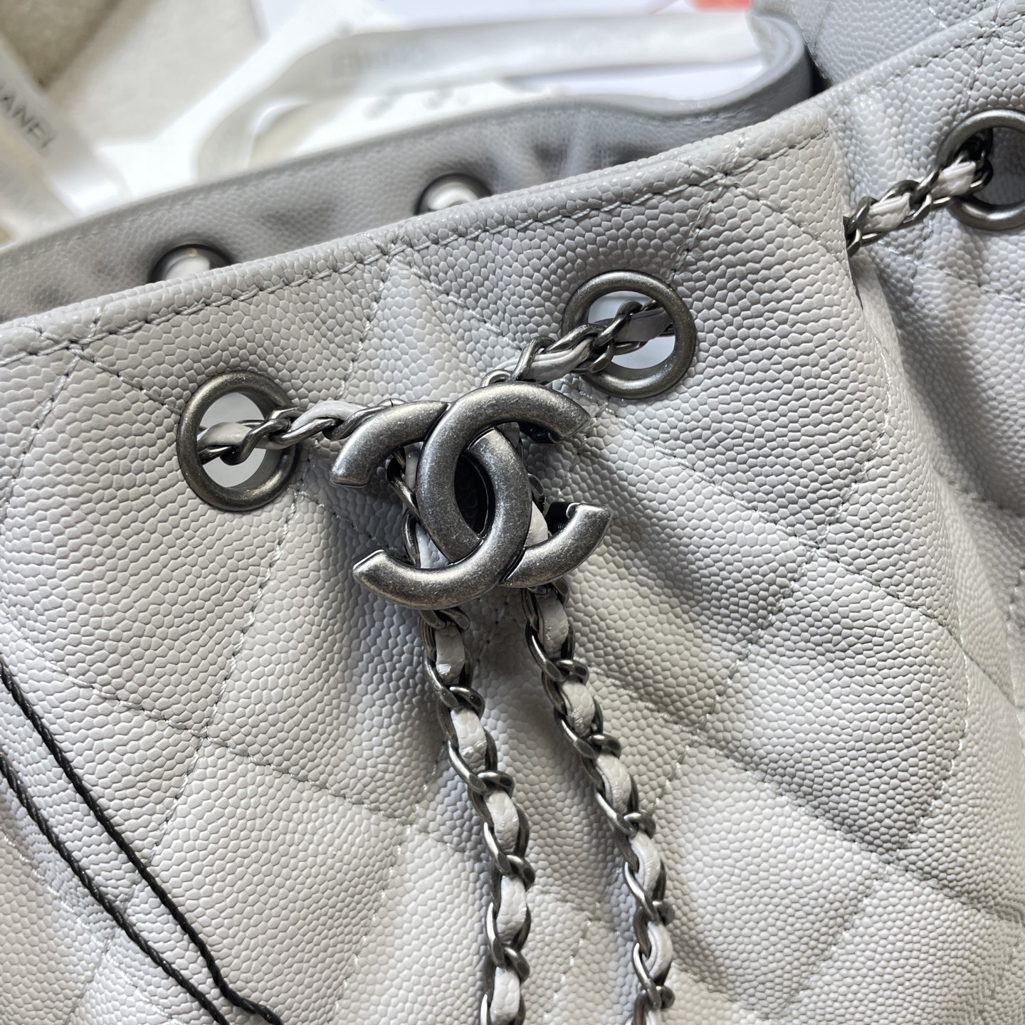 Chanel Style Black Leather Bag Bags Bag detail image 6 from source 765842