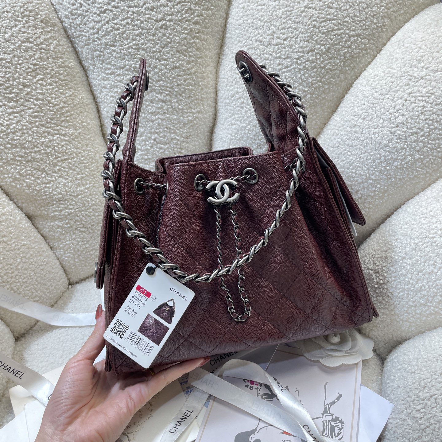 Chanel Style Leather Tote Bag Lookbook Reference image 2