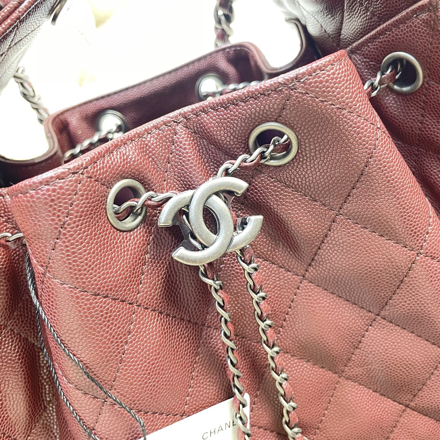 Chanel Style Leather Tote Bag Bags Tote Bag detail image 6 from source 765843