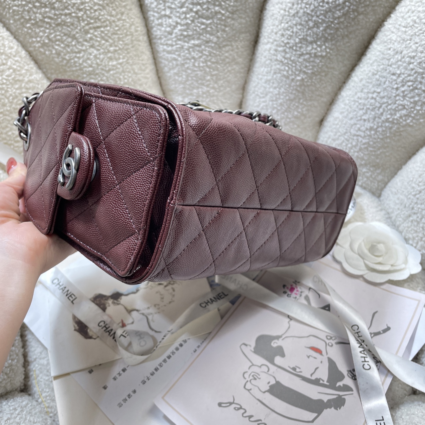 Chanel Style Black Leather Bag Bags Bag detail image 4 from source 765844