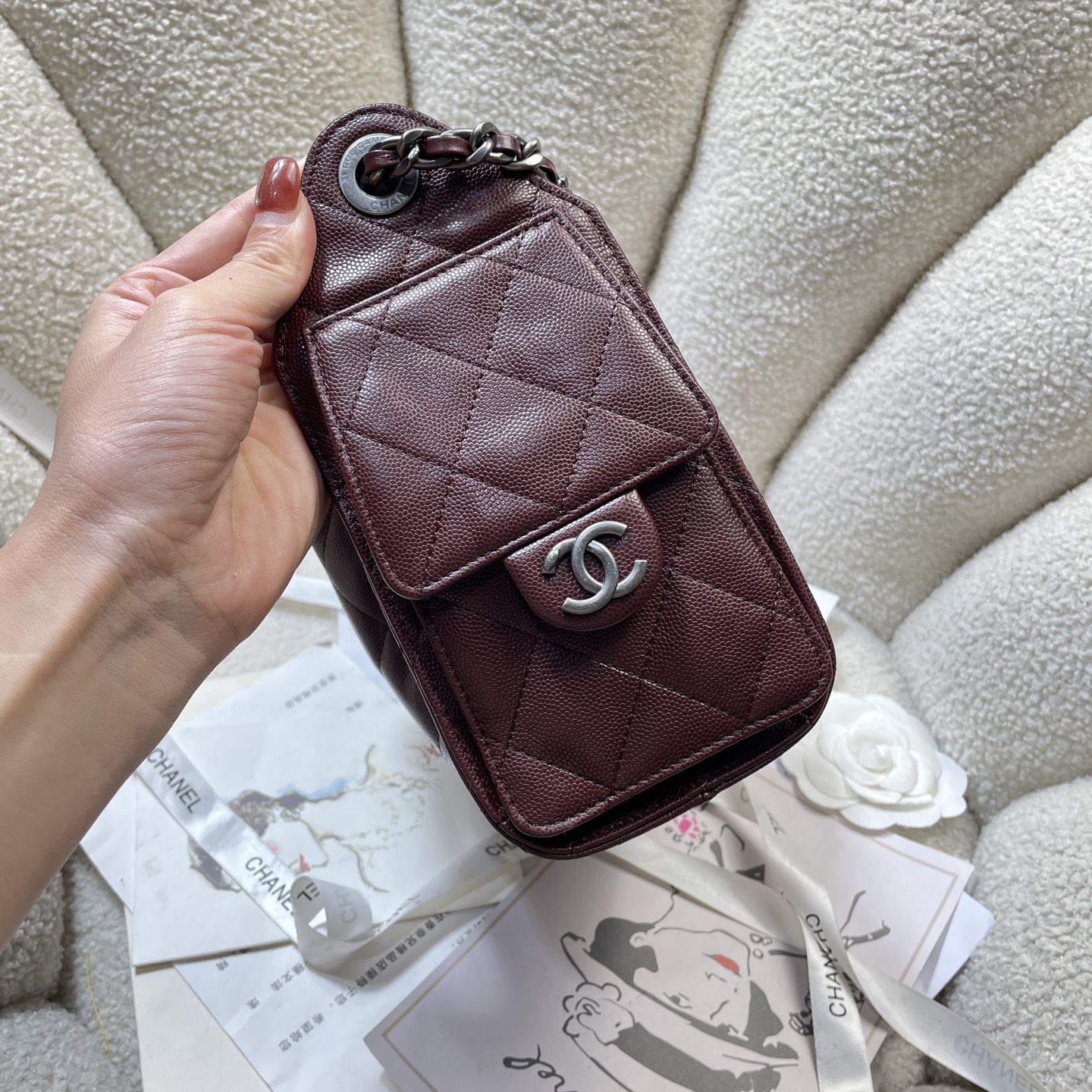 Chanel Style Black Leather Bag Bags Bag detail image 3 from source 765844