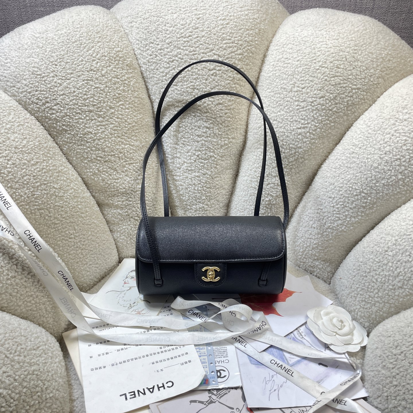 Chanel Style Leather Card Holder Lookbook Reference image 1