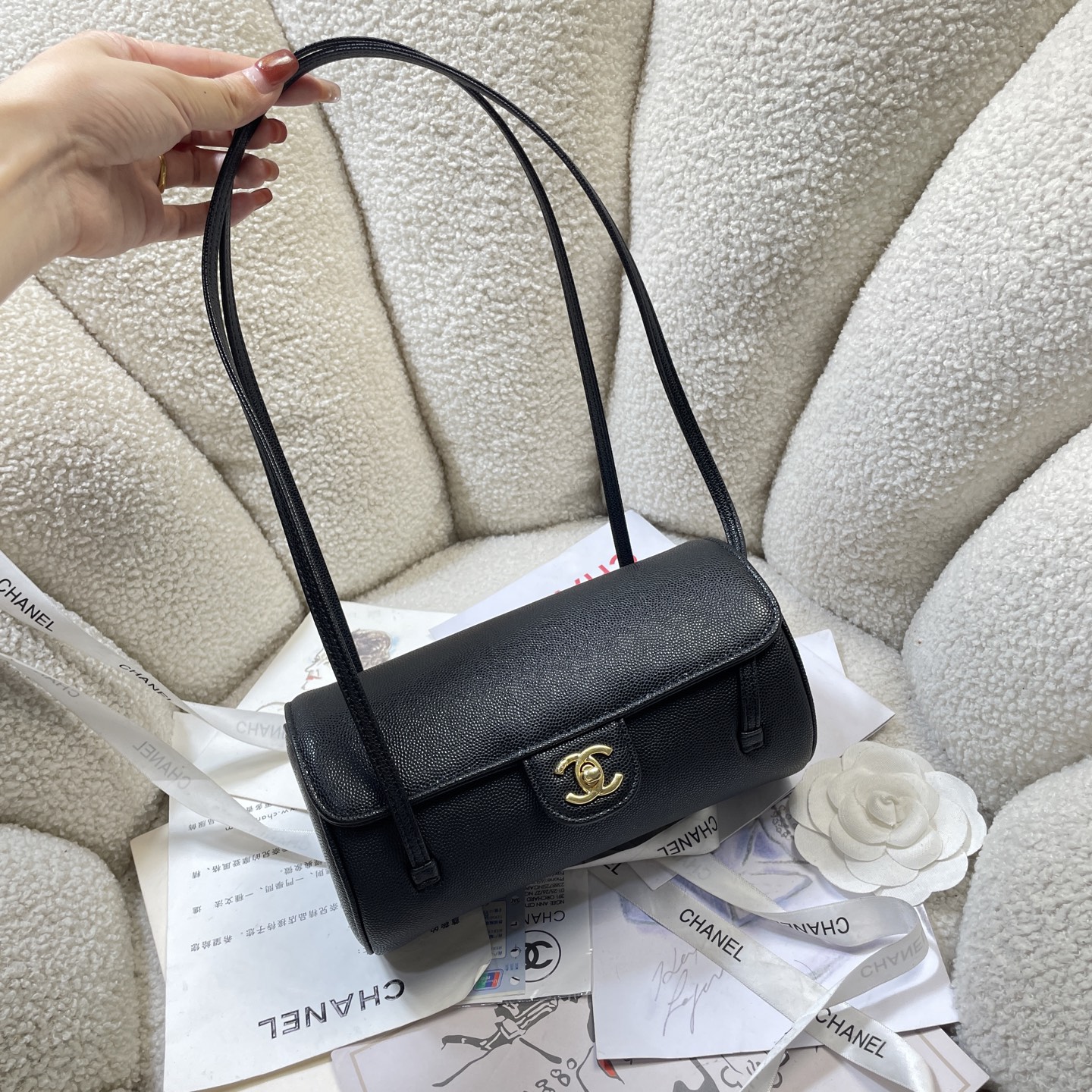 Chanel Style Leather Card Holder Lookbook Reference image 2