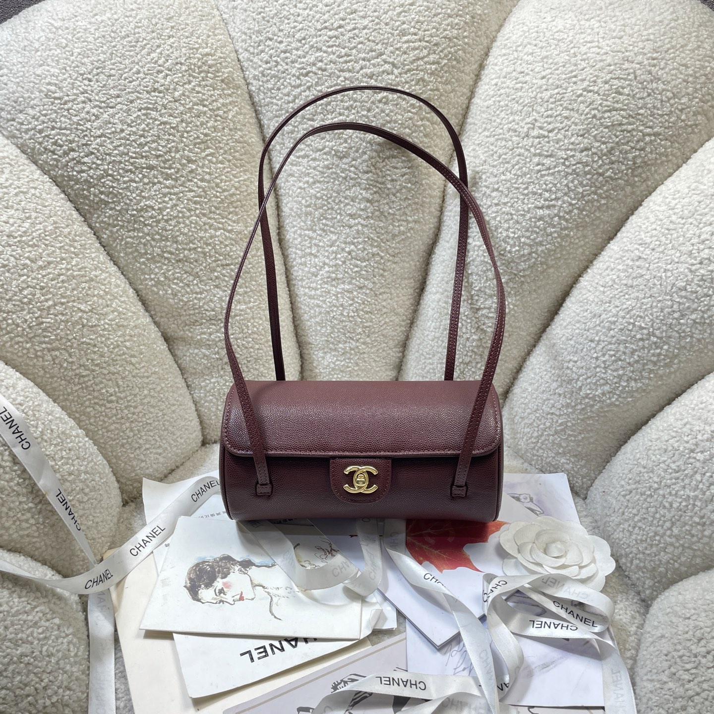 Chanel Style Leather Card Holder Lookbook Reference image 1