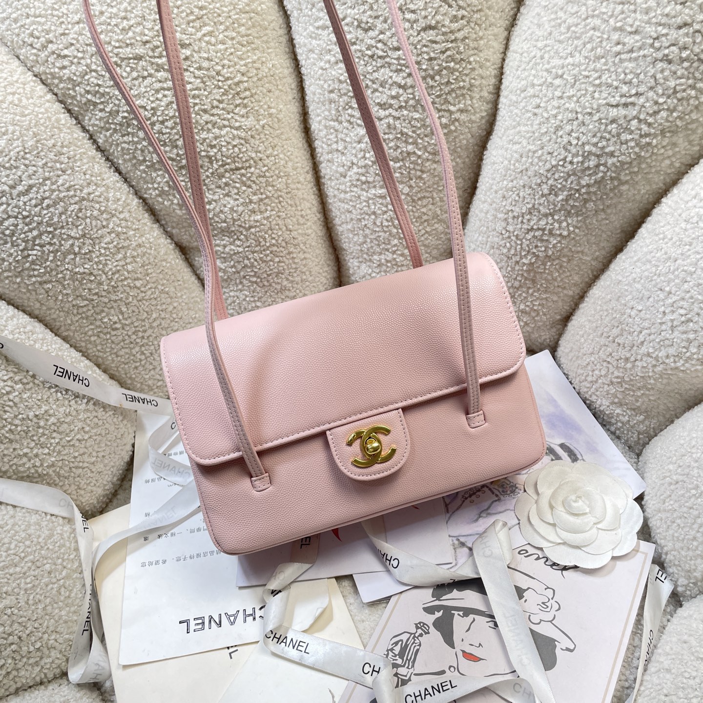 Chanel Style Leather Card Holder Lookbook Reference image 2