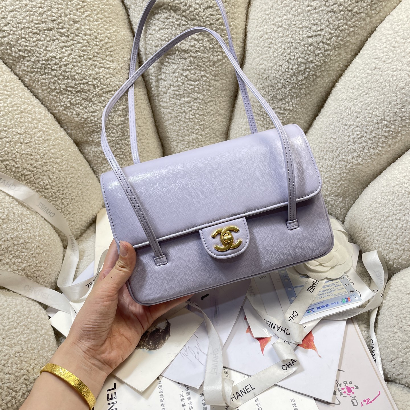 Chanel Style Leather Card Holder Lookbook Reference image 2