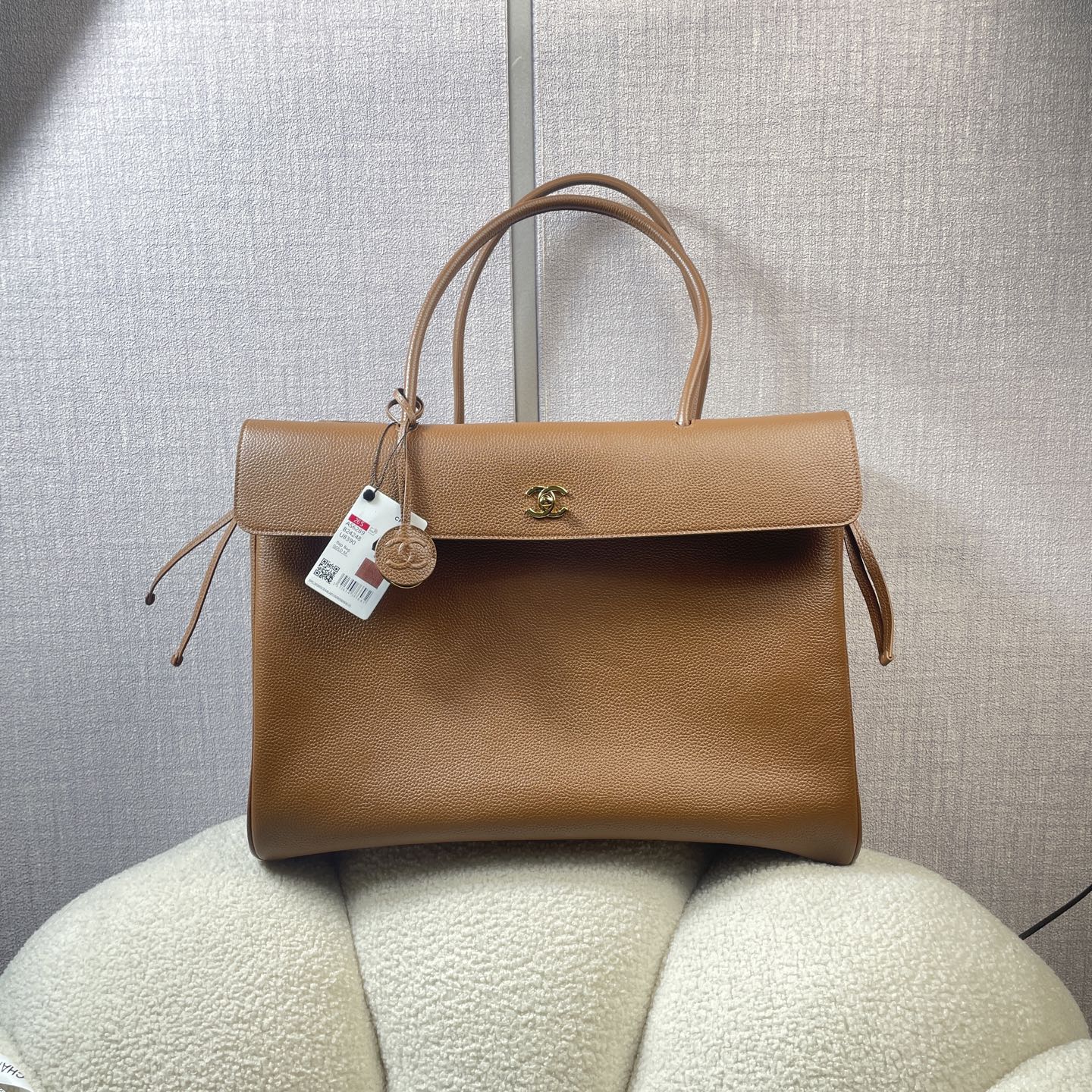 Chanel Style Leather Tote Bag Lookbook Reference image 1