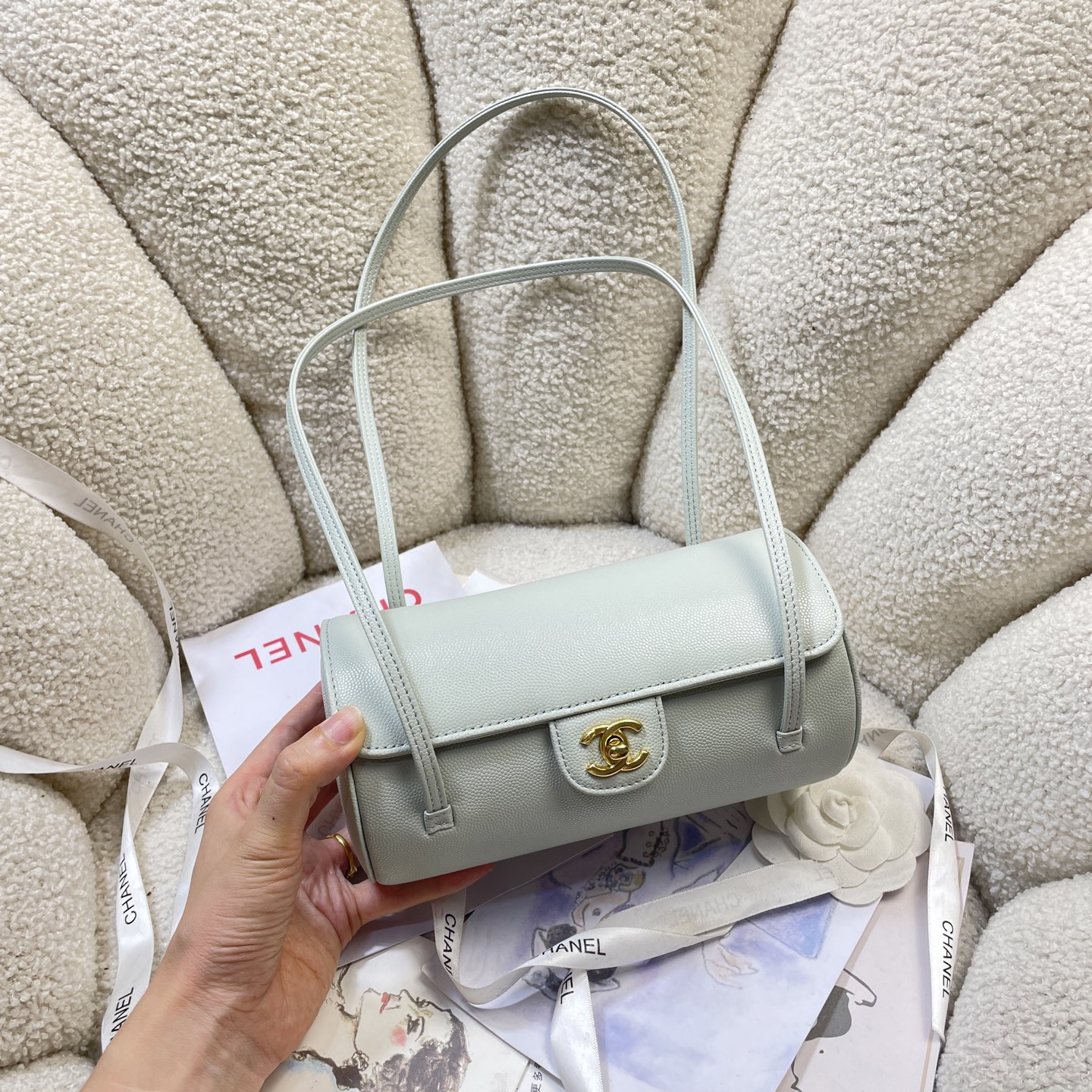 Chanel Style Leather Card Holder Lookbook Reference image 2