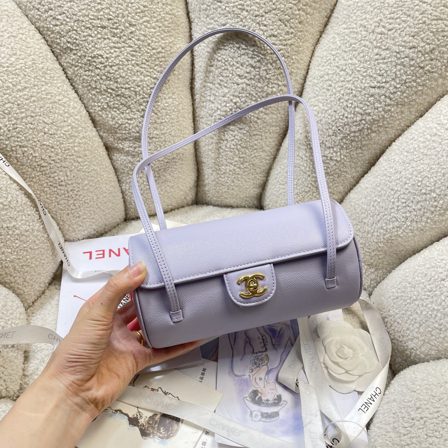 Chanel Style Leather Card Holder Lookbook Reference image 2