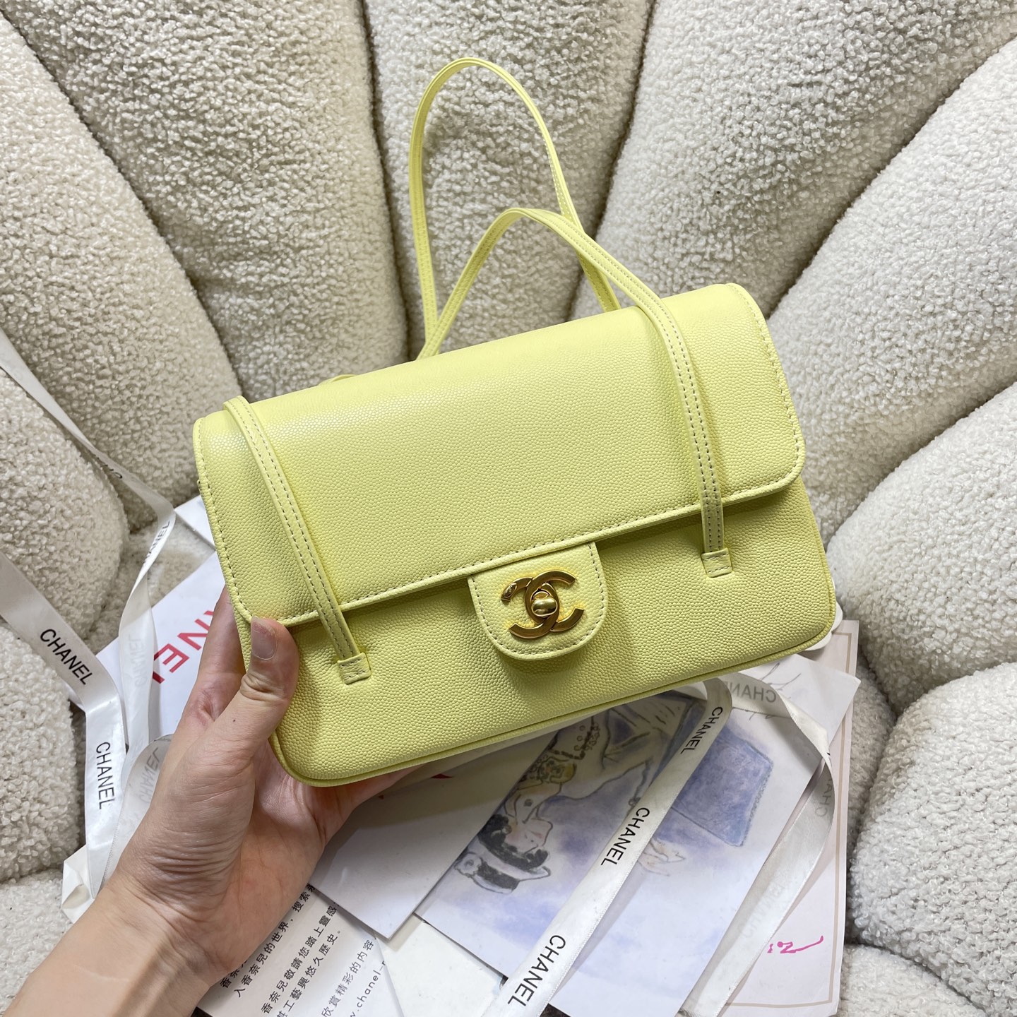 Chanel Style Leather Card Holder Lookbook Reference image 2