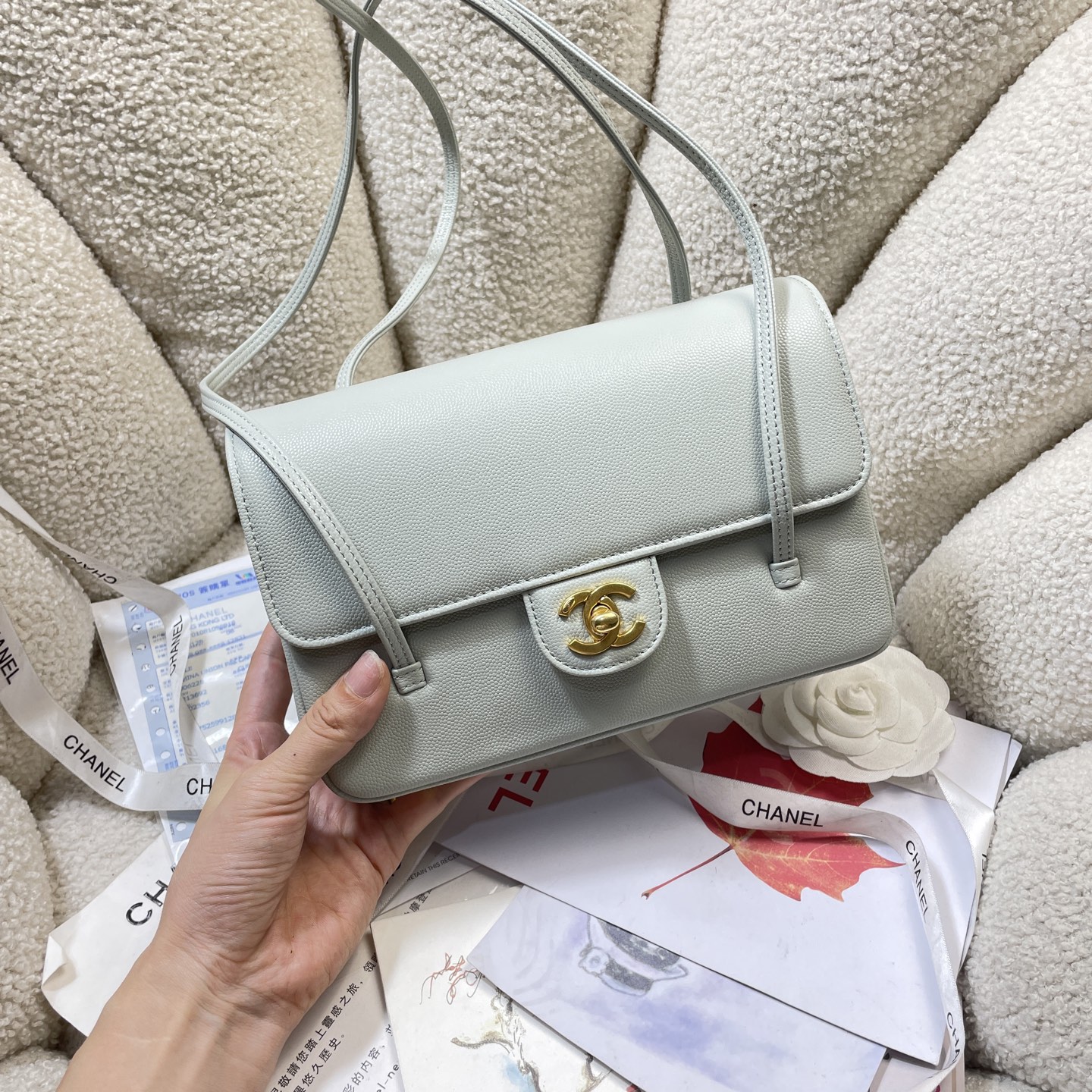 Chanel Style Leather Card Holder Lookbook Reference image 2