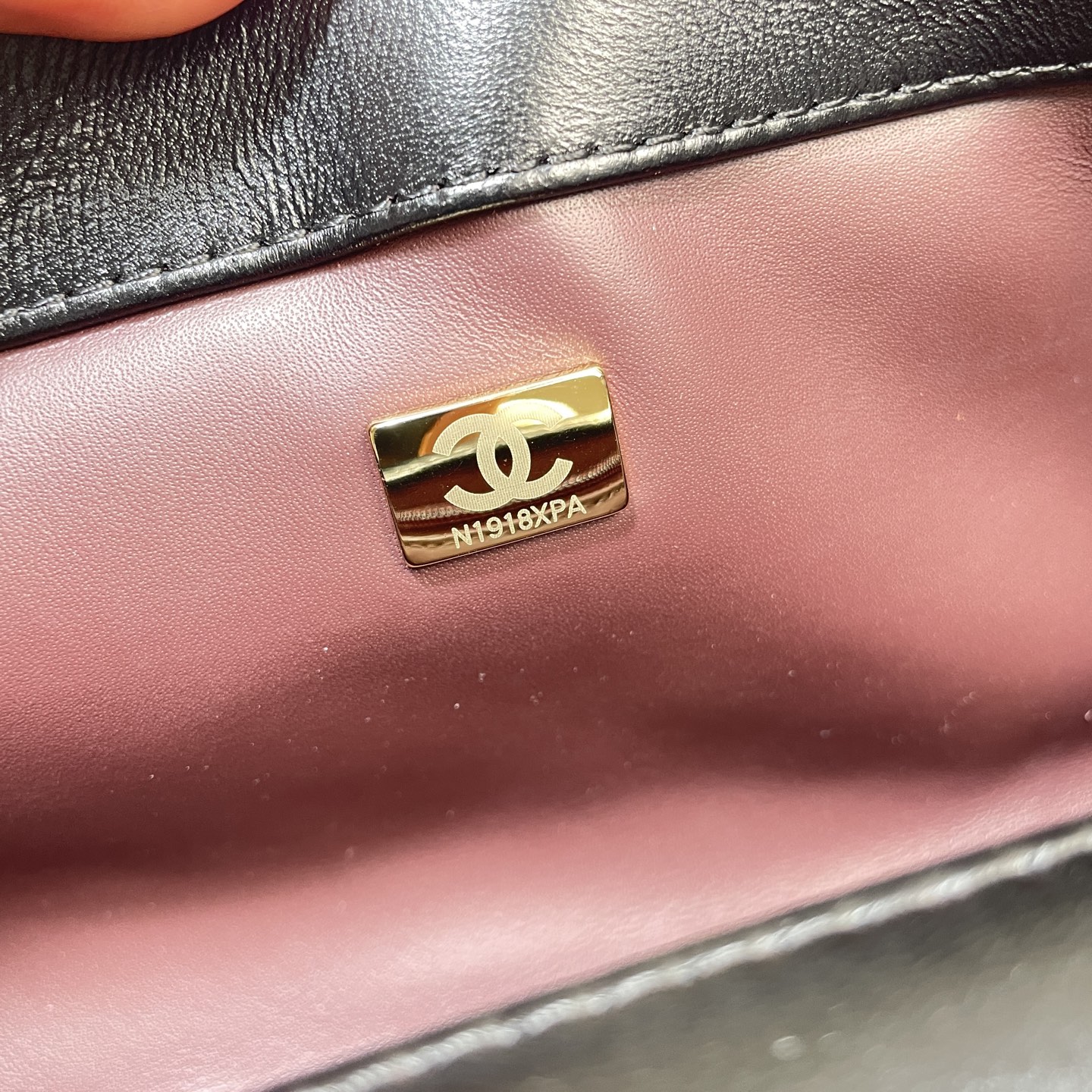 Chanel Style Black Leather Chain Bag Bags Chain Bag detail image 9 from source 785939