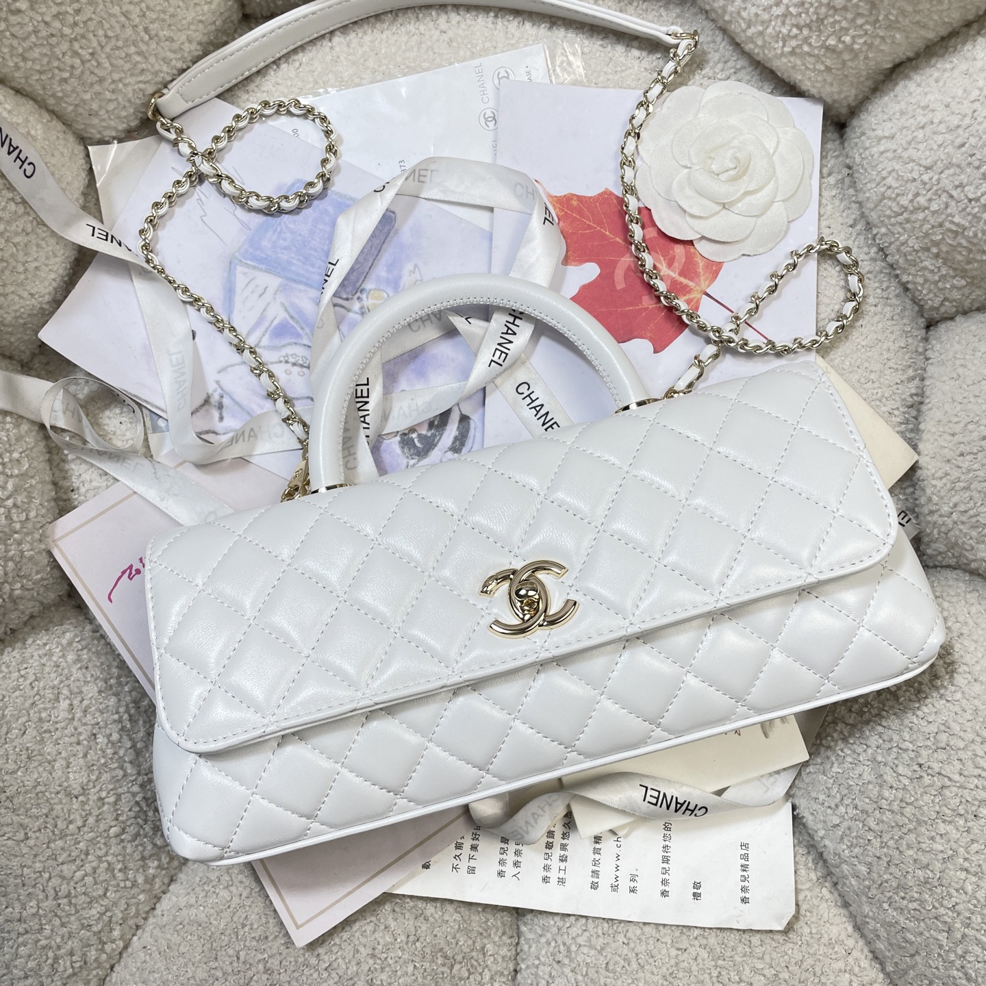 Chanel Style Black Leather Chain Bag Bags Chain Bag detail image 5 from source 785960