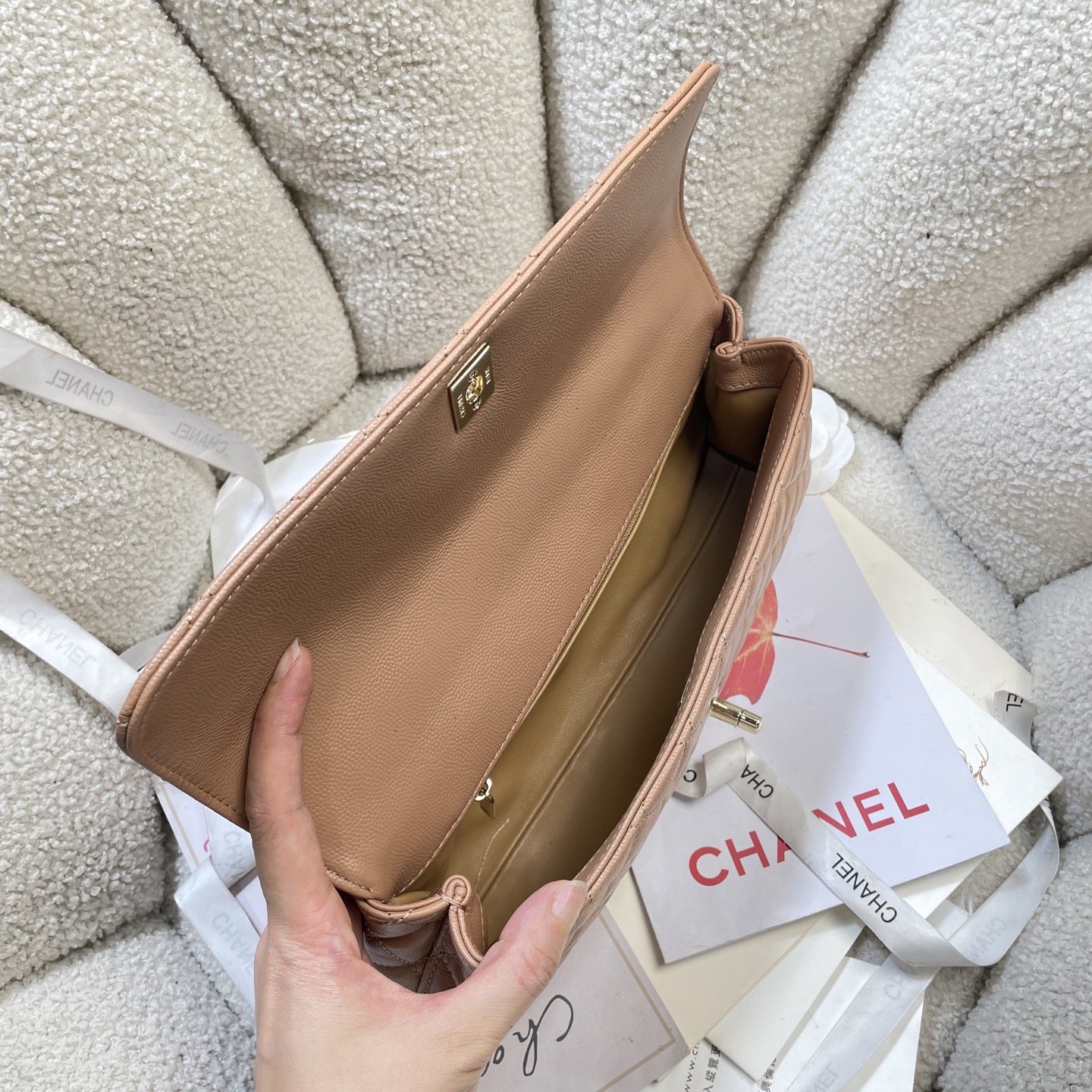 Chanel Style Black Leather Chain Bag Bags Chain Bag detail image 8 from source 785940