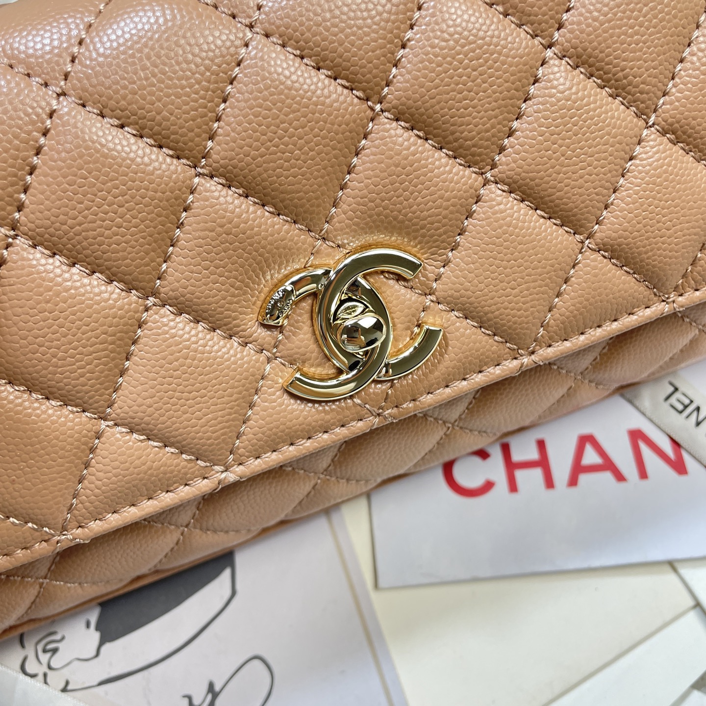 Chanel Style Black Leather Chain Bag Bags Chain Bag detail image 6 from source 785940