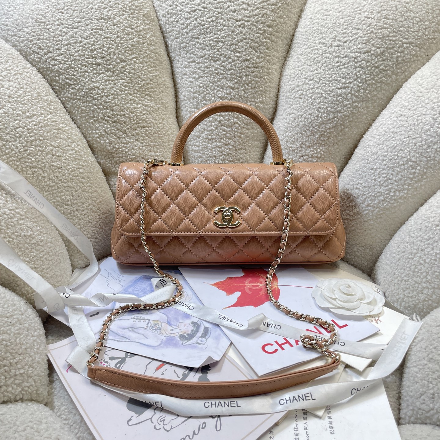 Chanel Style Black Leather Chain Bag Lookbook Reference image 1