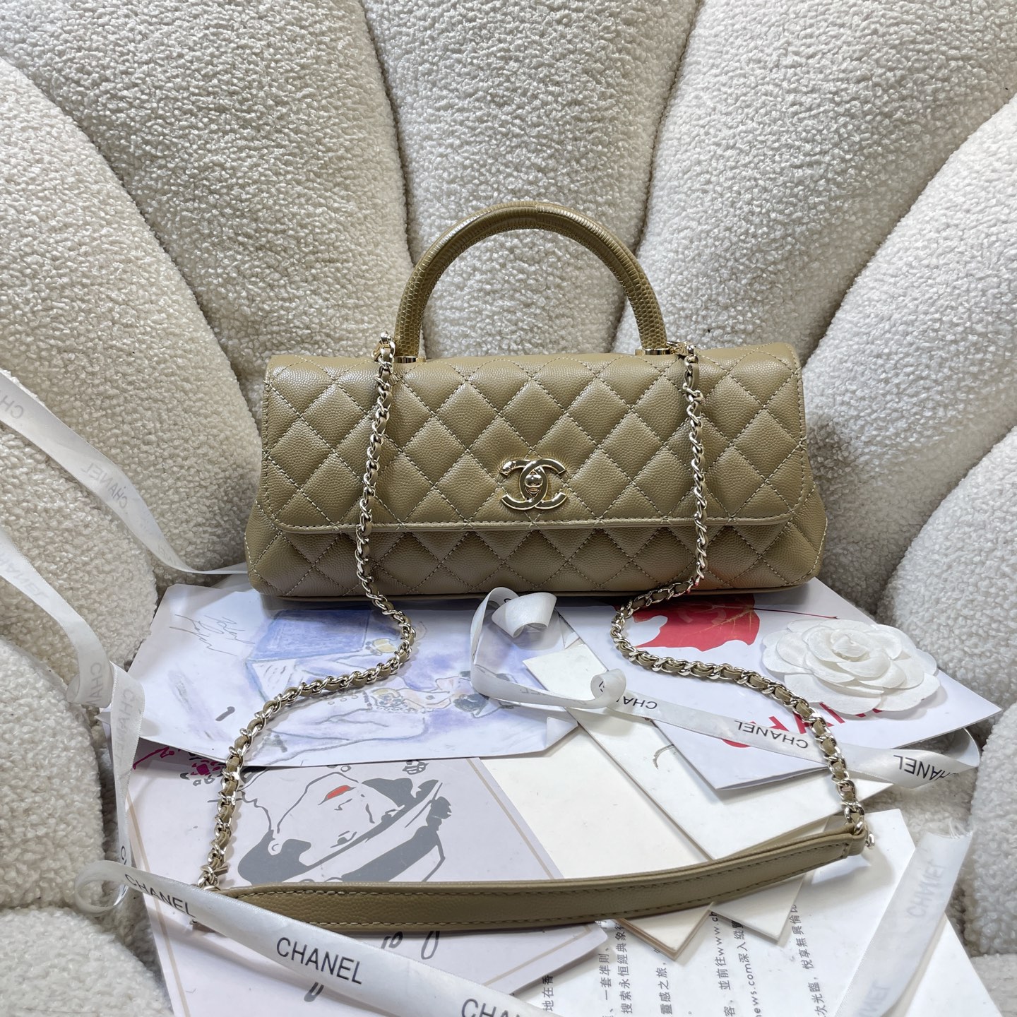 Chanel Style Black Leather Chain Bag Lookbook Reference image 1