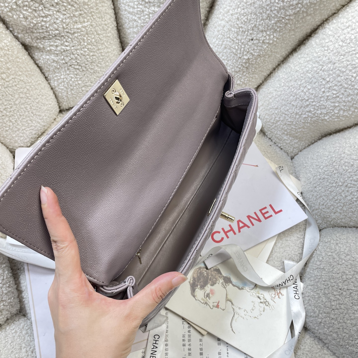 Chanel Style Black Leather Chain Bag Bags Chain Bag detail image 8 from source 785952