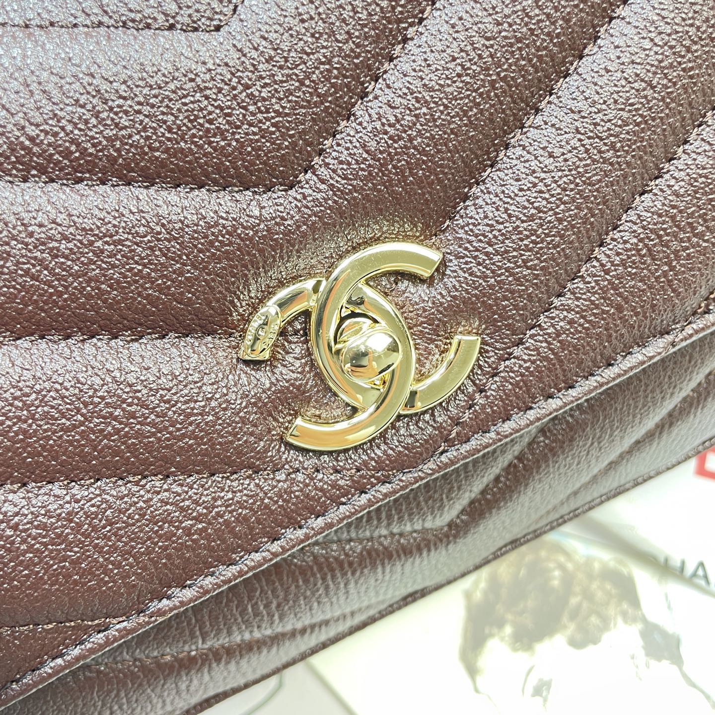 Chanel Style Black Leather Chain Bag Bags Chain Bag detail image 6 from source 785949