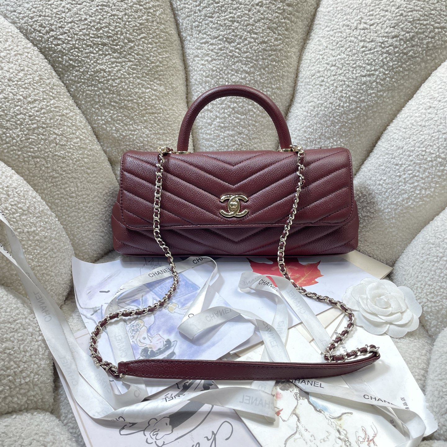 Chanel Style Black Leather Chain Bag Lookbook Reference image 1