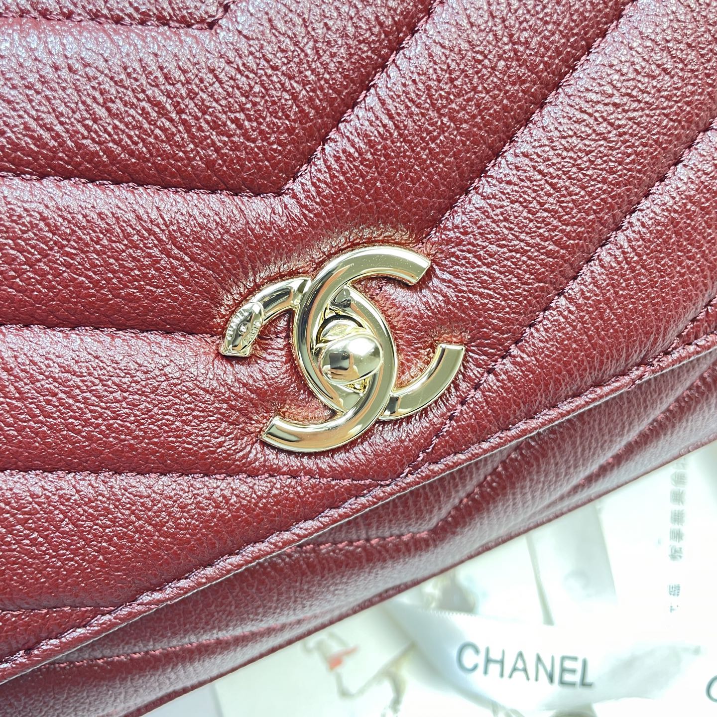 Chanel Style Black Leather Chain Bag Bags Chain Bag detail image 6 from source 785943