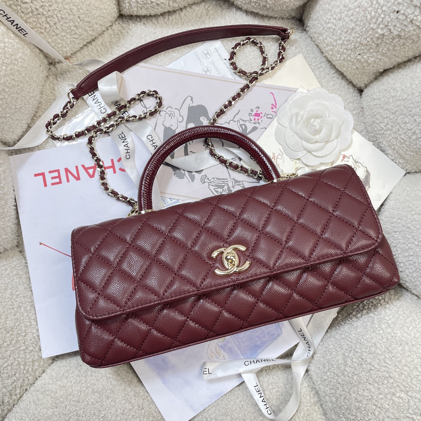 Chanel Style Black Leather Chain Bag Bags Chain Bag detail image 5 from source 785944