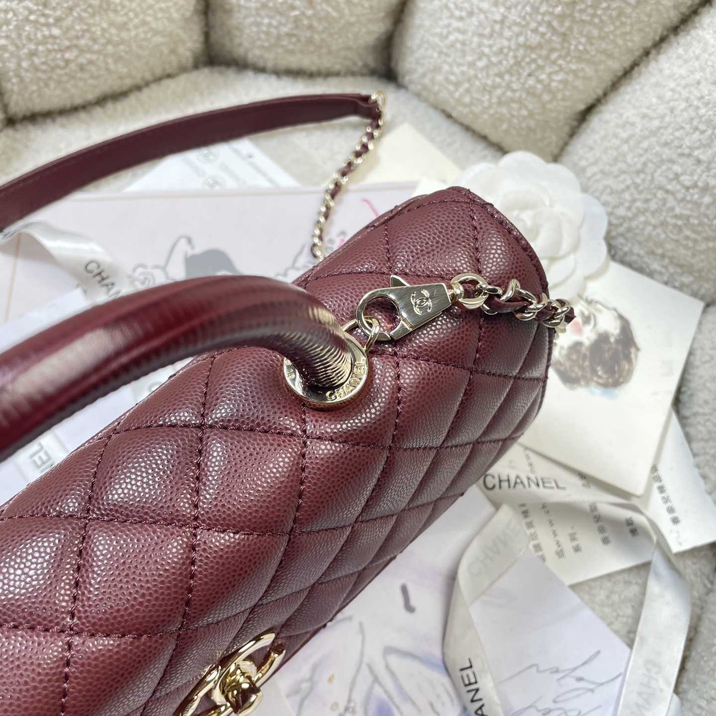 Chanel Style Black Leather Chain Bag Bags Chain Bag detail image 7 from source 785944