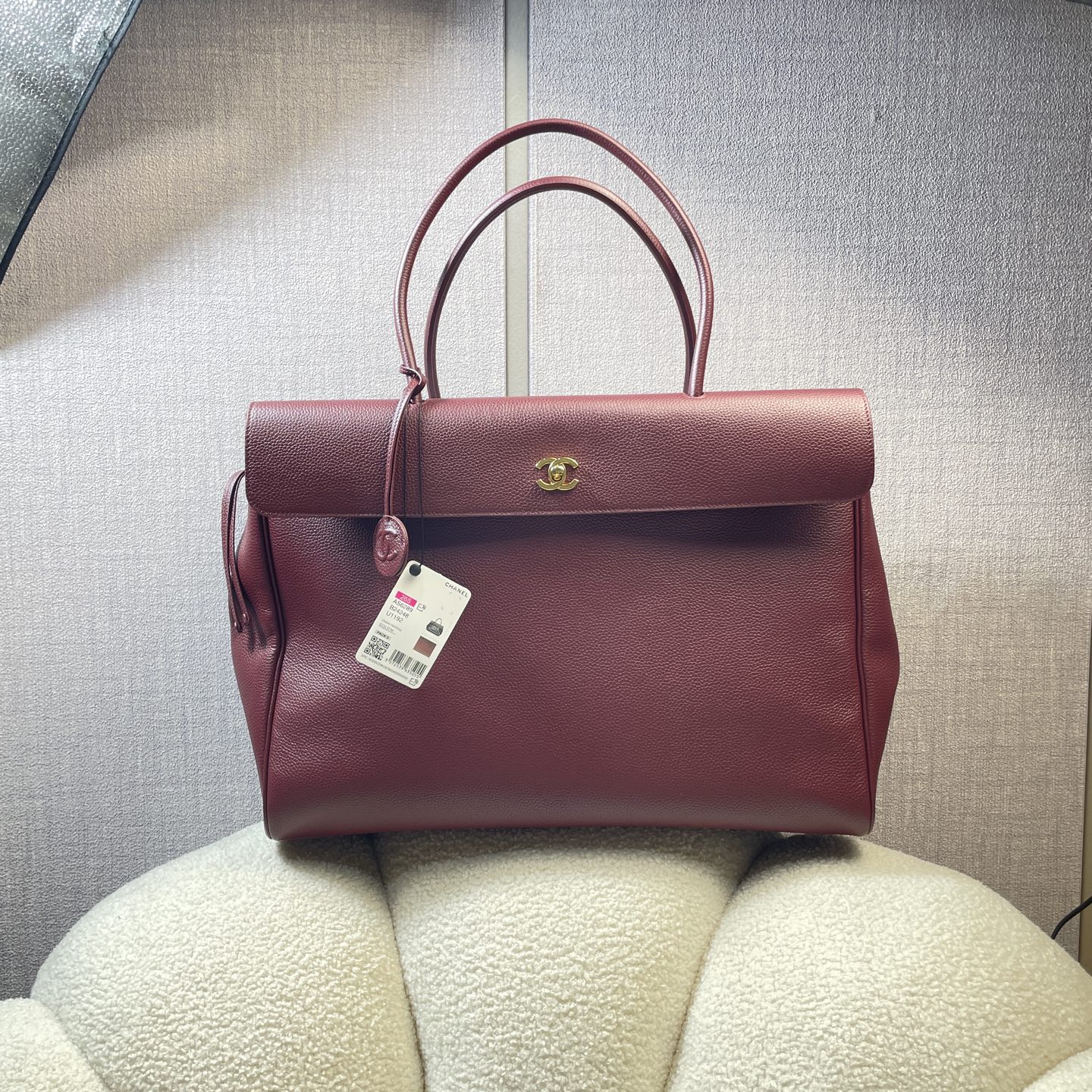 Chanel Style Leather Tote Bag Lookbook Reference image 1