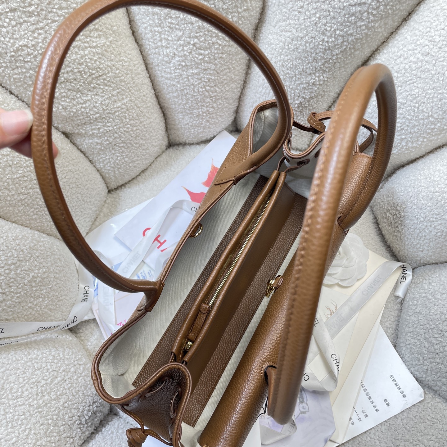 Chanel Style Black Leather Bag style reference detail image 8 from source 785975