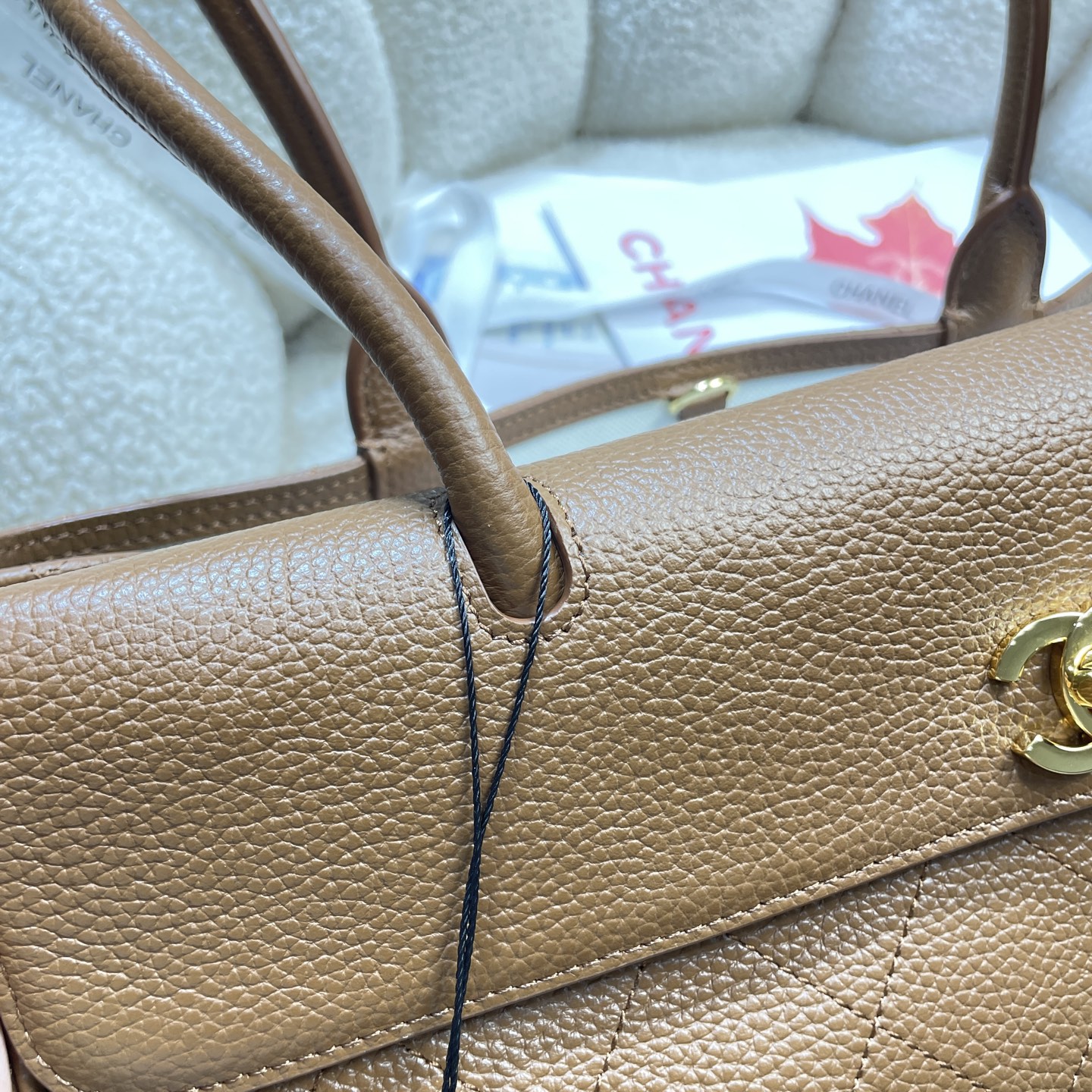 Chanel Style Black Leather Bag style reference detail image 7 from source 785975